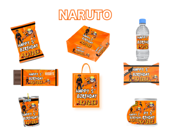 Naruto-Inspired Editable Template Bundle