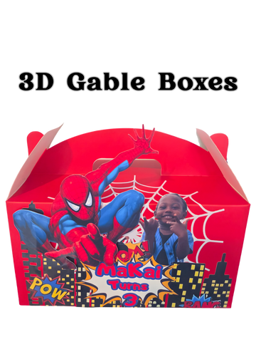 Custom 3D Gable Boxes