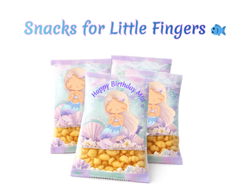 Custom Snacks for Little Fingers-Personalized Party Favors
