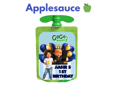 Custom Applesauce - Personalized Party Favors